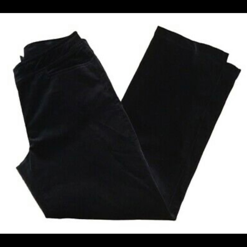 EILEEN FISHER BLACK VELVET PANTS 👖